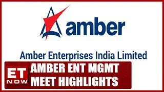 Amber Enterprises Management Meet Highlights & Key Takeaways | Business News