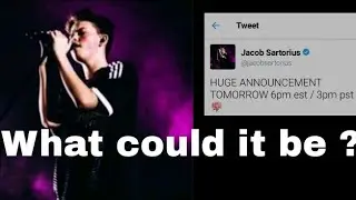 Jacob Sartorius Announcement