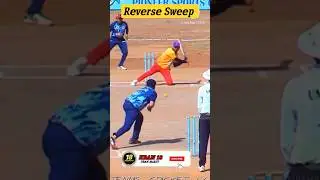 REVERSE SWEEP SHOT 🏏 - #shorts #short #shortvideo #youtubeshorts #trending #cricket #viral #ytshorts