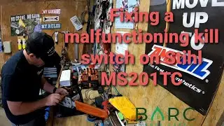 Killswitch Engage Stihl MS201TC Arborist Climbing Chainsaw Maintenance Cleaning Poor Design