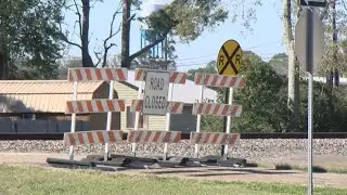 Railroad crossing removal underway along Caroline Street in New Iberia