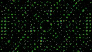 Green Wiggle Glitch Texture Effect Loop Background | Free Download