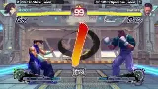 Гранд-финал USF4 на NLBC #115 - OG PXG Shine против PIE Smug [720p/60fps]