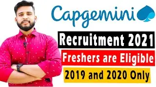 🔴 Capgemini Off Campus Drive For Freshers | Off Campus Drive for 2020 Batch