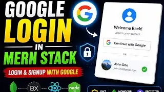 Google OAuth in MERN Stack  | Login  with Google (React + Node.js + MongoDB)