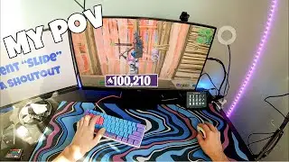 I TRIED arena but in FIRST PERSON... (Keyboard and mouse cam)