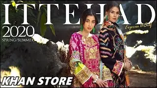 #ITTEHAD NEW-ARRIVAL UNSTITCHED || LAWN SPRING-SUMMER 2020 / WITH-PRICE #KHANSTORE