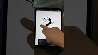 I'm drawing a ballerina on a tablet. Рисую балерину на планшете. Tablette balerin &ccedil;iziyorum. #tablet