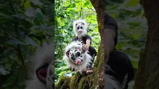 NC Cute Animal White Tiger Face Custume Party Mask Helloween 👹