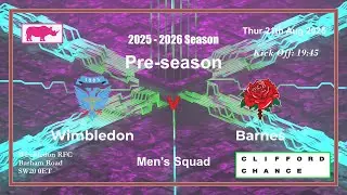 1st XV Men - Barnes Squad | Wimbledon 12 v 40 Barnes | Pre-season | 21 August 2025