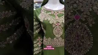 Wedding Silk Maxi Handmade Work Designer Dress