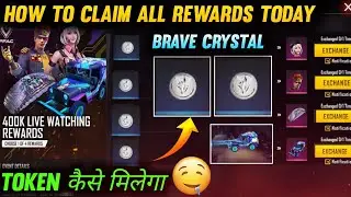 Brave Crystal Token Kaise Milega | How To Claim 400K livewatching | How To Claim Speedster Bunny Ff