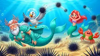 Sleepwalking King Causes Ocean Chaos! 👑😱 Ariel&rsquo;s Craziest Night Ever | The Little Mermaid Animation