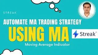 How to automate moving average chart in zerodha using streak | Zerodha chart to backtest  #streak