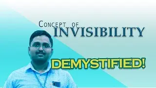 Concept of Invisibility | Magnetovision.in | K Saravana Kumar
