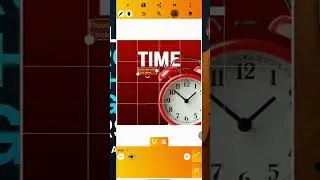 Making a simple Time flyer using Pixellab 