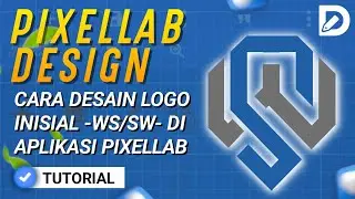 Cara Desain Logo Inisial WS / SW di Pixellab | Tutorial Logo Keren dan Simpel!