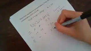 CHEM 1412 Lecture 2/19-2/20 Part 1: ICE Tables - Introduction