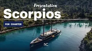 SCORPIOS | The modern 171' (52m) motorsailing icon | For charter with IYC