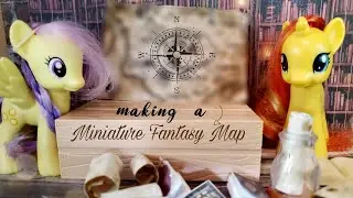 Making a Miniature Fantasy map for The Last Pegasus - How to make a fantasy map