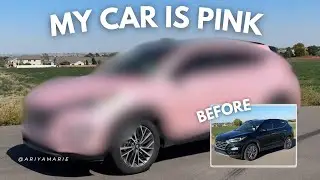 I GOT MY CAR WRAPPED PINK !!!