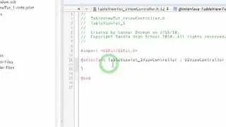iPhone SDK - UITableView (Part 1)