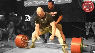 Danny Grigsby 500 kg Deadlift Attempt In Competition (No Suit Or Straps)
