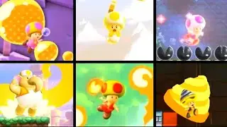 Super Mario Bros. Wonder - All power ups (Toad)