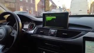 Audi A6 4G MIB II Green menu