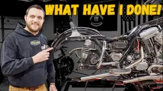 Harley-Davidson FXR rear fender removal