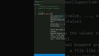 How to know ASCII number of any character in python 