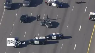 Pursuit ends in crash on 710 Freeway creating massive traffic backup
