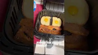 Air Fryer- Brazilian Pork Belly Egg Sandwich #airfryer #porkbelly #eggsandwich #breakfast
