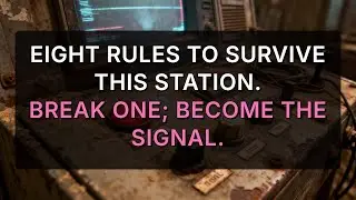Eight rules to survive this station. Break one; become the signal.