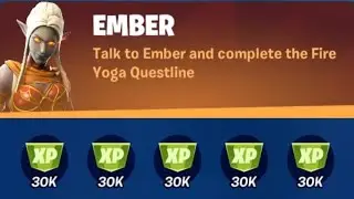 EMBER PUNCHCARD Talk to Ember and complete the Fire Yoga Questline