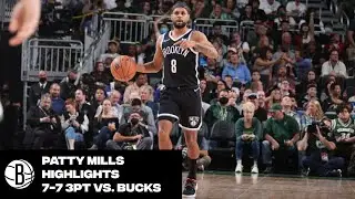 Patty Mills Goes 7 for 7 From Three in Nets Debut