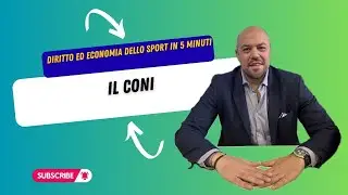 CONI | Diritto ed economia dello sport in 5 minuti