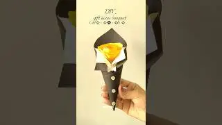DIY best bouquet for gift 🎁 bouquet tutorial viral diy craft #diy#flowers #craft#easycraft#ytshorts