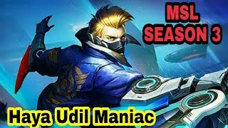 BIGETRON VS ONIC Haya Udil Maniac MSL Season 3 - Mobile Legends