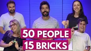 Что можно создать всего из 15 кубиков LEGO? | Brick X Brick