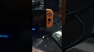 Docking my iPhone 15 Pro Max to the Nintendo Switch Dock #iphone #nintendo #iphone15 #nintendoswitch