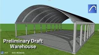 #archicad   Preliminary Draft Warehouse