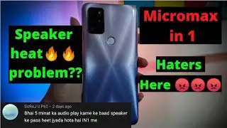 Micromax In 1 Heating Problem Why🤔🤔 | Reply Hate Comment Of Micromax In 1 | TECH KA BACKPACK