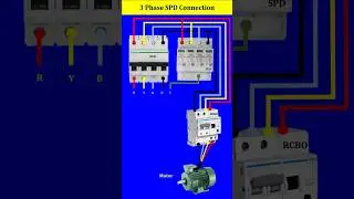 3 Phase SPD Connection #shorts #electricedison #spd #3phaseinductionmotor