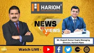 Hariom Pipes MD Rupesh Kr. Gupta In conversation with Anil Singhvi