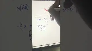 Q27(i) Find the equation of the line 