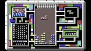 C64 Game: Tetris (1993, 576 KByte)