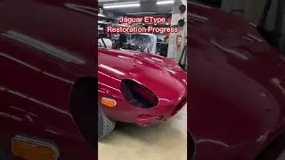 1971 Jaguar EType Being Restored by Muncie Imports & Classics #classiccars