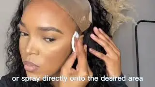 Wig installation tip - skin protector spray