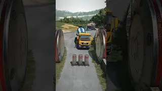 BeamNG Physics Short Edit &ndash; Bus & Truck Crash Compilation
